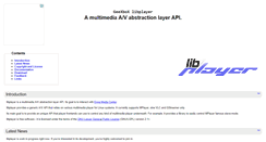 Desktop Screenshot of libplayer.geexbox.org