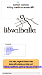 Mobile Screenshot of libvalhalla.geexbox.org